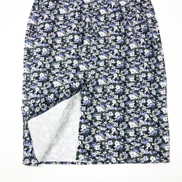 NWT Oasis Ditsy Micro Floral Print Spaghetti Strap Pencil Dress. Size US 8 - Picture 5 of 14